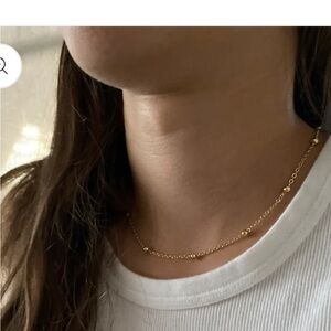 Steel Daisy Aria necklace gold plated